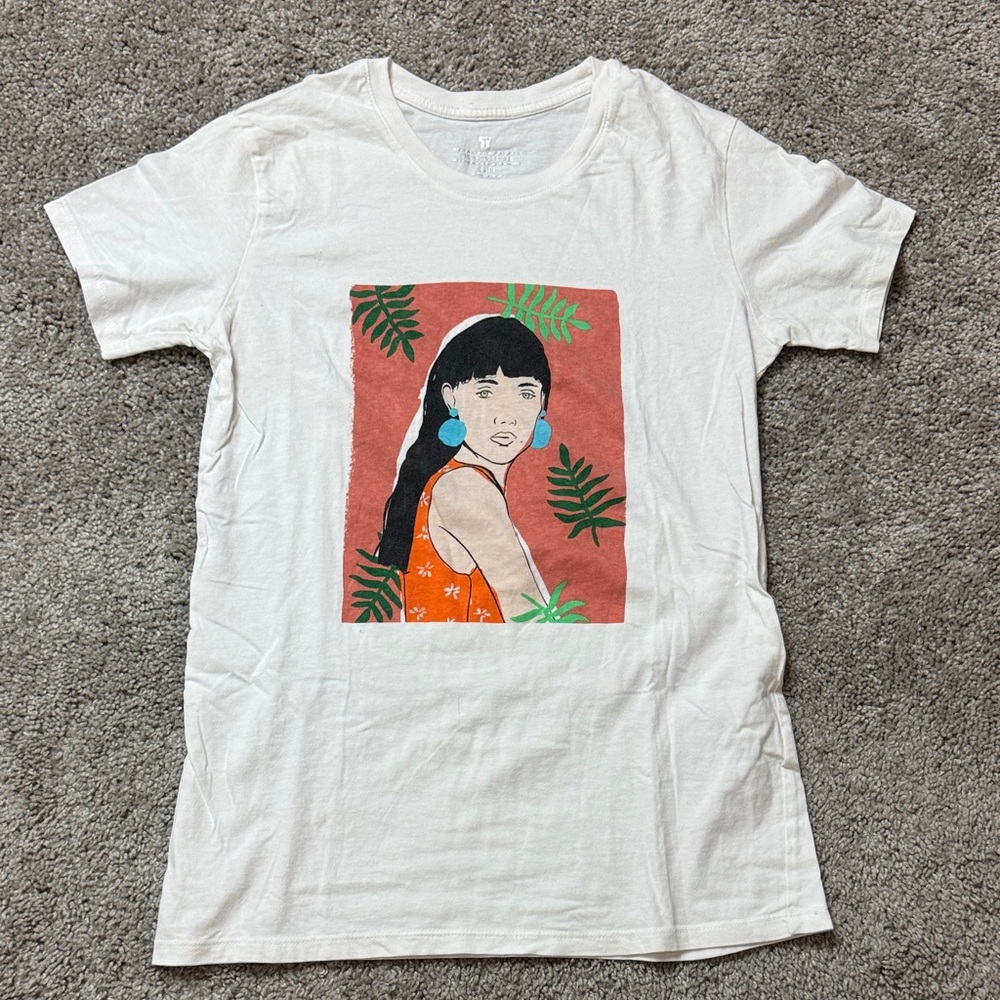 White Graphic T-Shirt